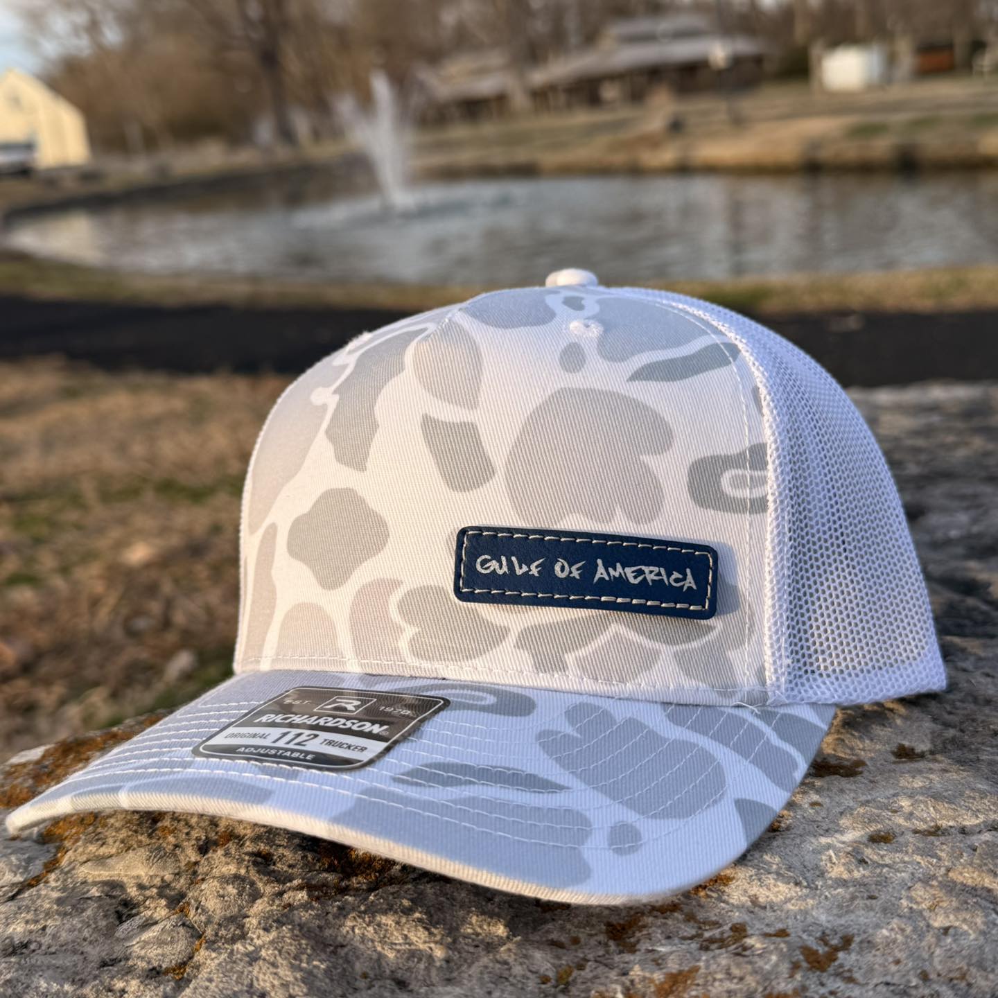 GULF OF AMERICA Pleather patch Hat