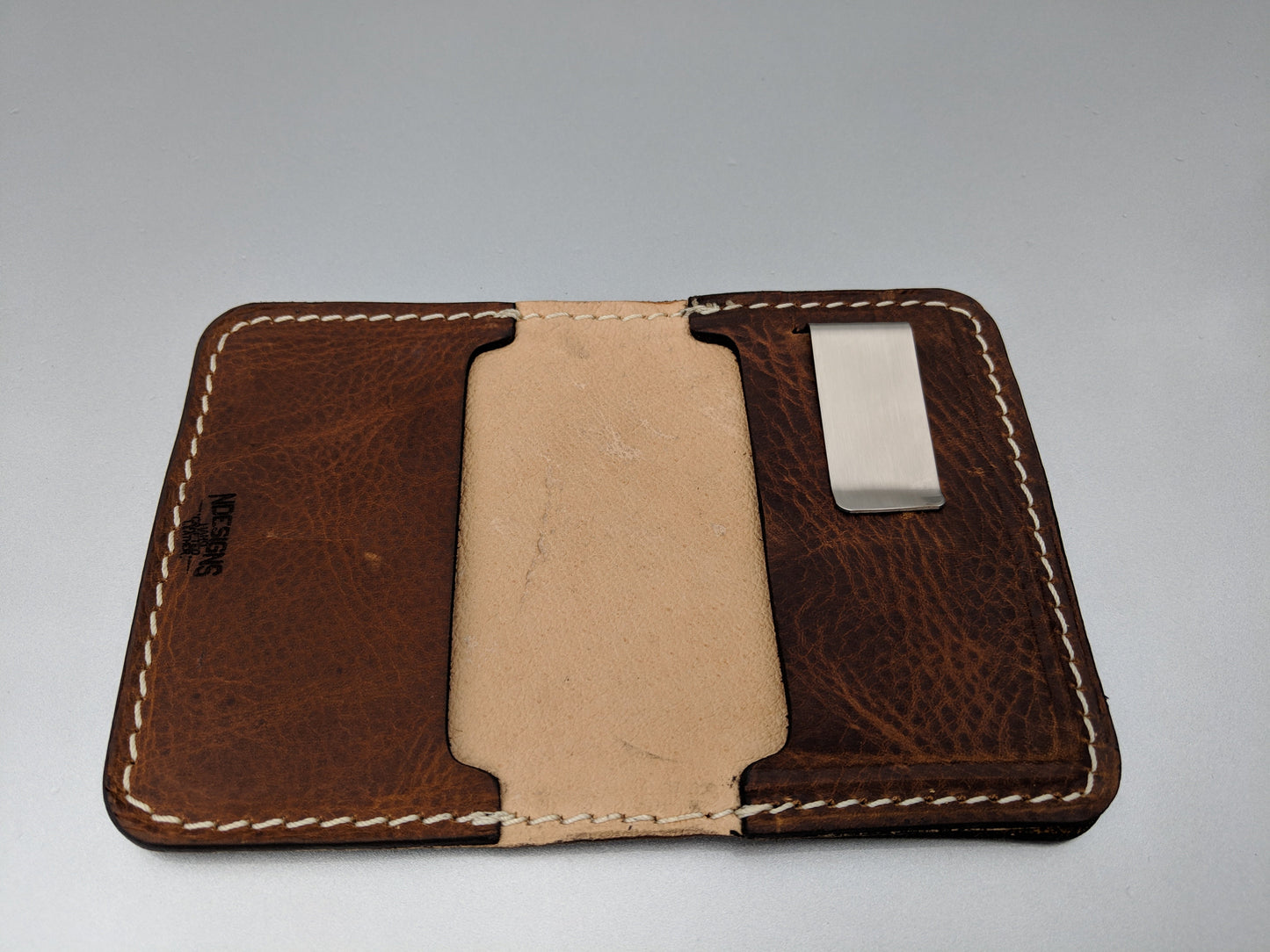 Handmade Genuine Leather Fly Rod Wallet for Men