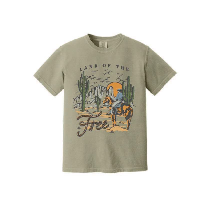 Land of the Free Cactus #300 - ShirtGuys.com