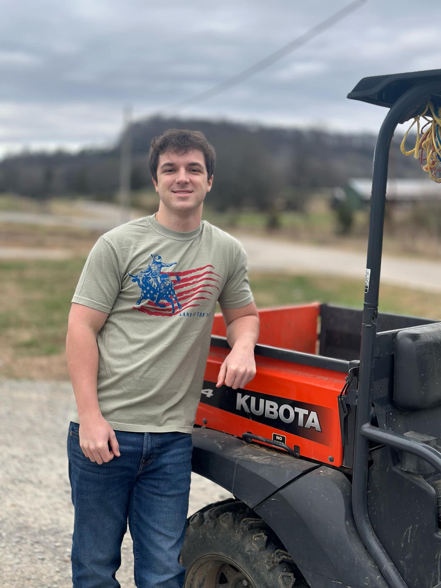 Land of the Free Bull Rider #301 - ShirtGuys.com