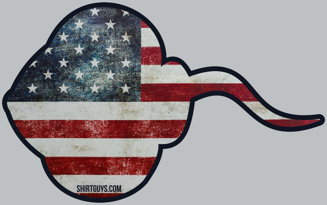 8" American Stingray Sticker - Shirt Guys Bowfishing and Hunting T-Shirts