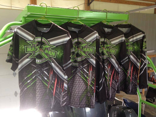 Happy Friday! MarXman Outdoors is all set with their new light box wraps and sublimated jersey's!