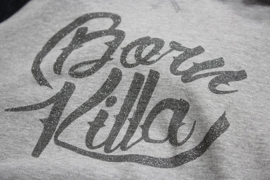 Just finished printing the new female hoodies: "Born Killa"