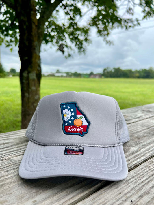 Georgia Woven Patch Foam Trucker Hat