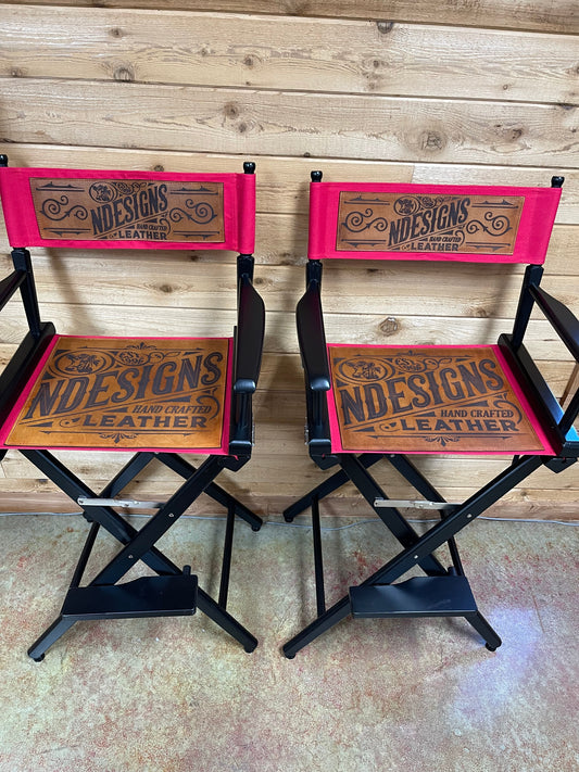 Customized Tall Director's Chair with Logo