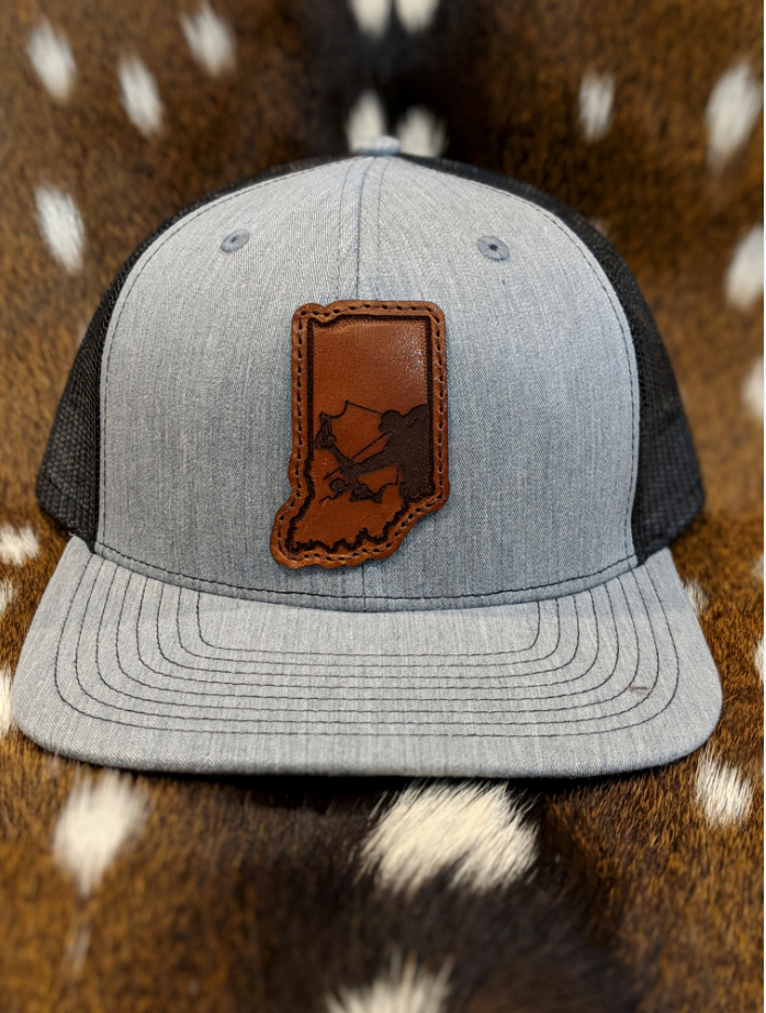 State of Indiana Bowfisherman PATCH Hat shirtlove